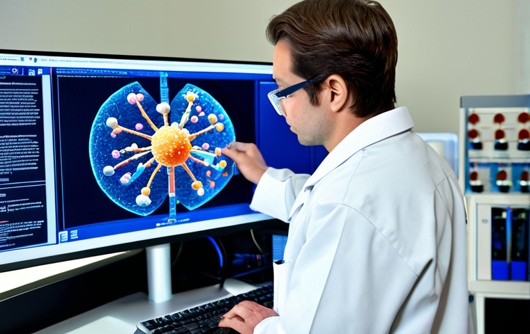 Drug Discovery - Quantum Chemistry Visualization**

"A researcher in a clean, modern laboratory, fully clothed in appropriate lab attire, viewing a glowing, intricate 3D model of a drug molecule binding to a protein active site on a computer screen. The model showcases electron density and molecular interactions. Background features lab equipment and scientific posters. Safe for work, appropriate content, professional, fully clothed, perfect anatomy, correct proportions, natural pose, high resolution, realistic rendering."

**