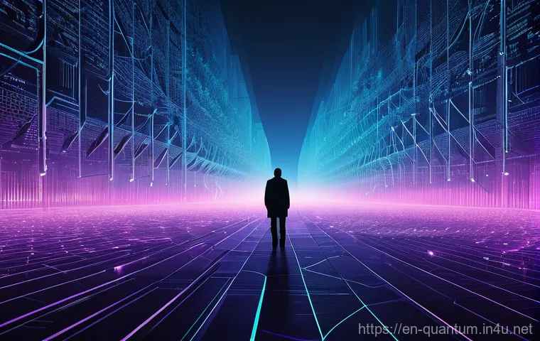 양자암호화의 국제 표준화 - The Quantum Shadow: Harvesting Encrypted Data**

Imagine a desolate, futuristic digital landscape at...